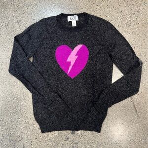 Autumn cashmere heart sweater lightning euc 10